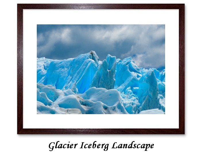 Glacier Iceberg Landscape Print
